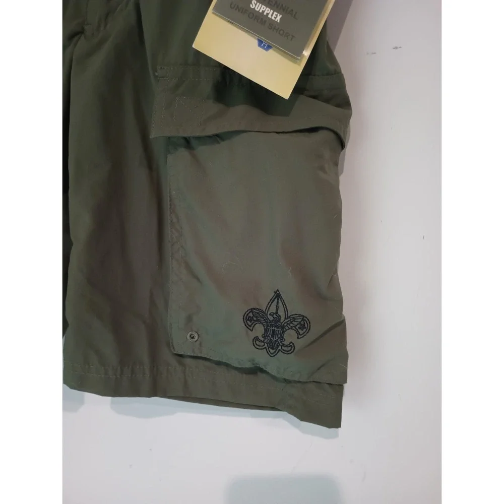 NWT Boy Scouts of America Centennial Canvas/Supplex Uniform Cargo Shorts Youth S